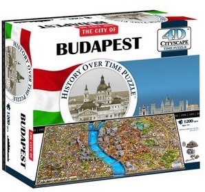 4d puzzle világhírű városok: Budapest 4d puzzle - cityscape
