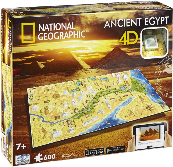 4d cityscape puzzle világhírű civilizációk: Történelmi Egyiptom 4d puzzle National Geographic